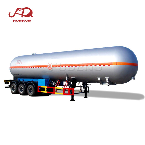 Хорошая цена 3 оси 59CBM LPG цистерна для перевозки бензина, полуприцеп LPG грузовик с прицепом 25 тонн пропана LPG