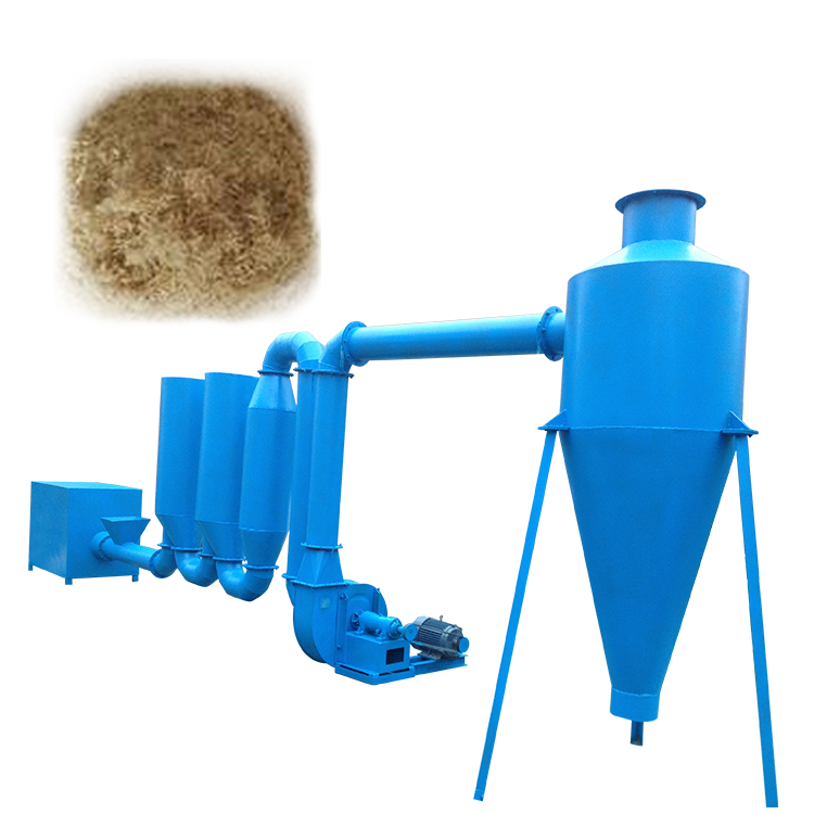wood sawdust rotary drying machine wood dust drying machine energy saving pipe drying equipment