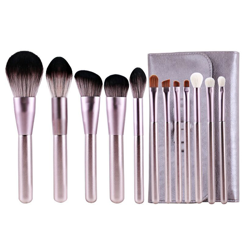 Amazon Best Sell Handle Custom Make-Up BrushCosmetic Brush Set With CasePrivate Label Makeup Brush Set