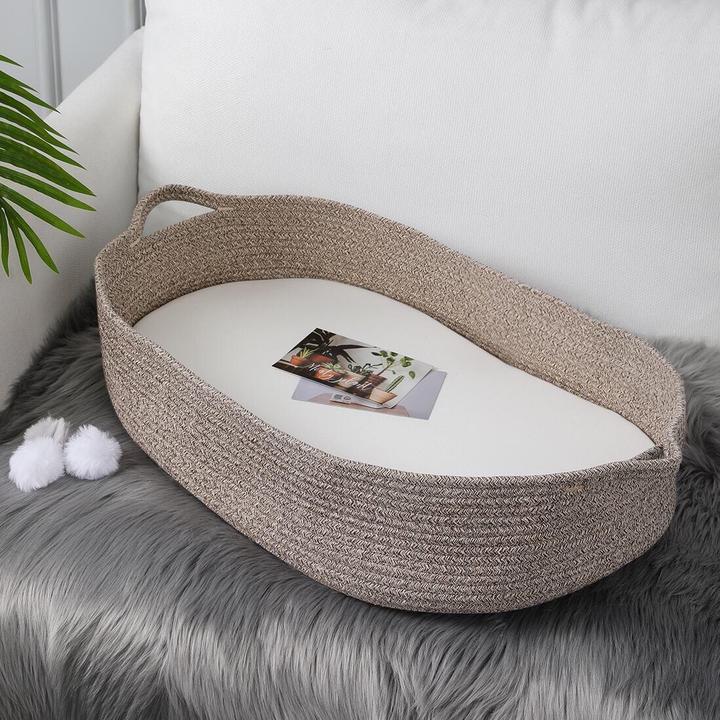 Baby Changing Basket - Basket Changing Table Topper and Thick Foam Pad with Storage Bag