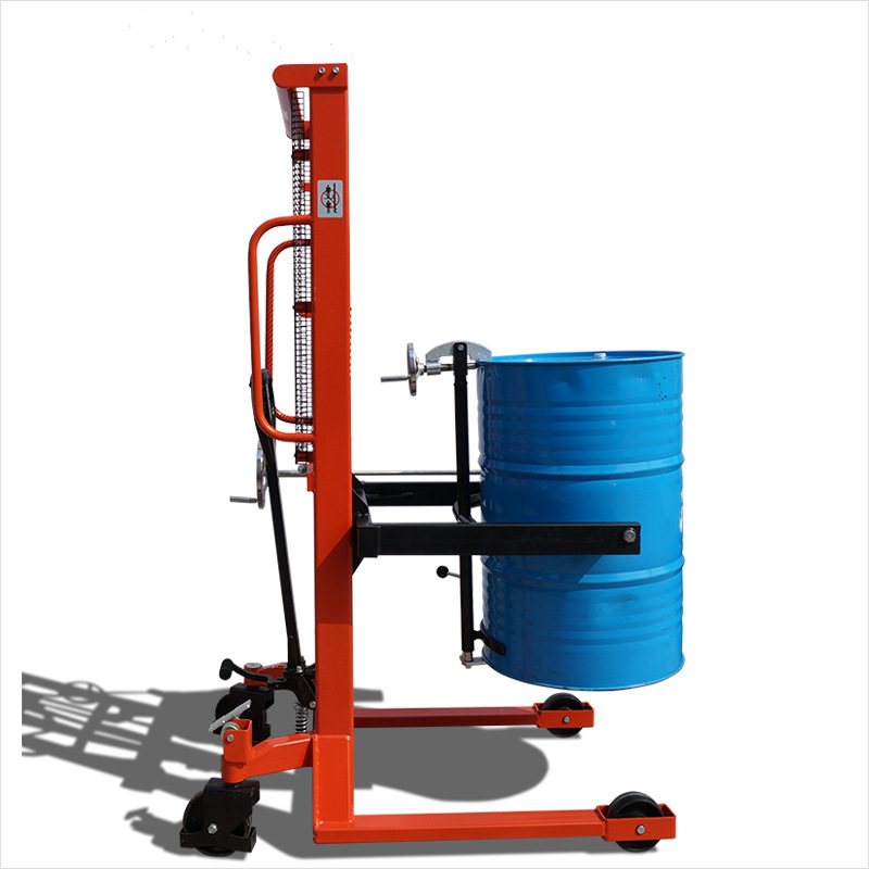 Hot sale hand hydraulic oil barrel stacker drum lifter