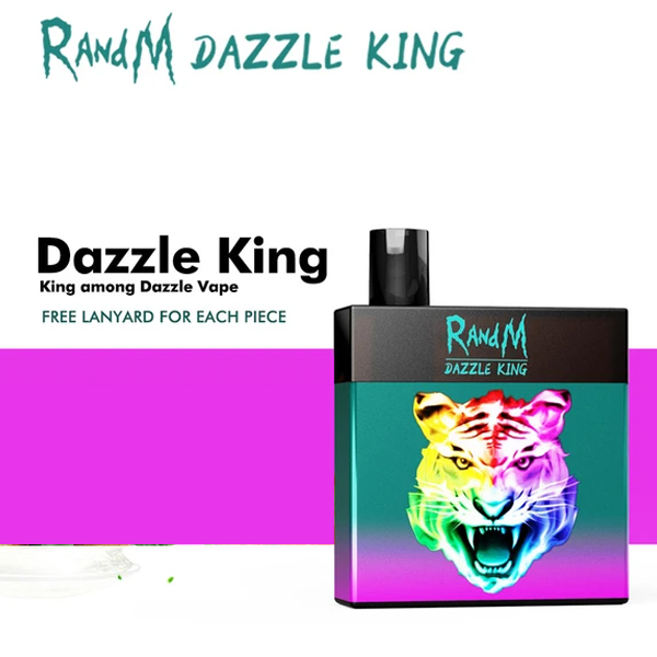 Randm Dazzle King Pod Комплект с 6 видов цветов RGB свет перезаряжаемый 1000 мАч батарея