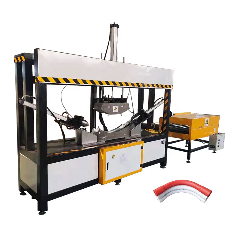 plastic pipe bending machine with end belling
