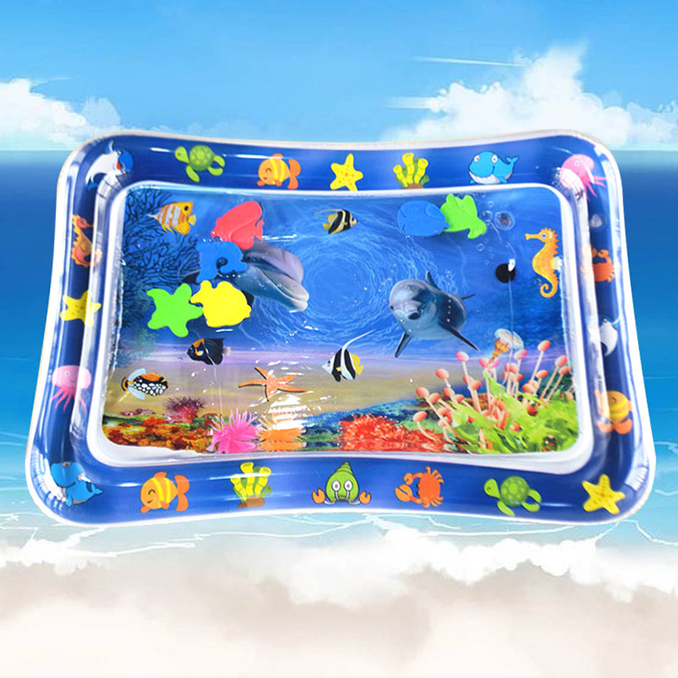 Amazon Hot Sale Sprinkler Pad Baby Splash Play Mat Kids Inflatable Water Toys