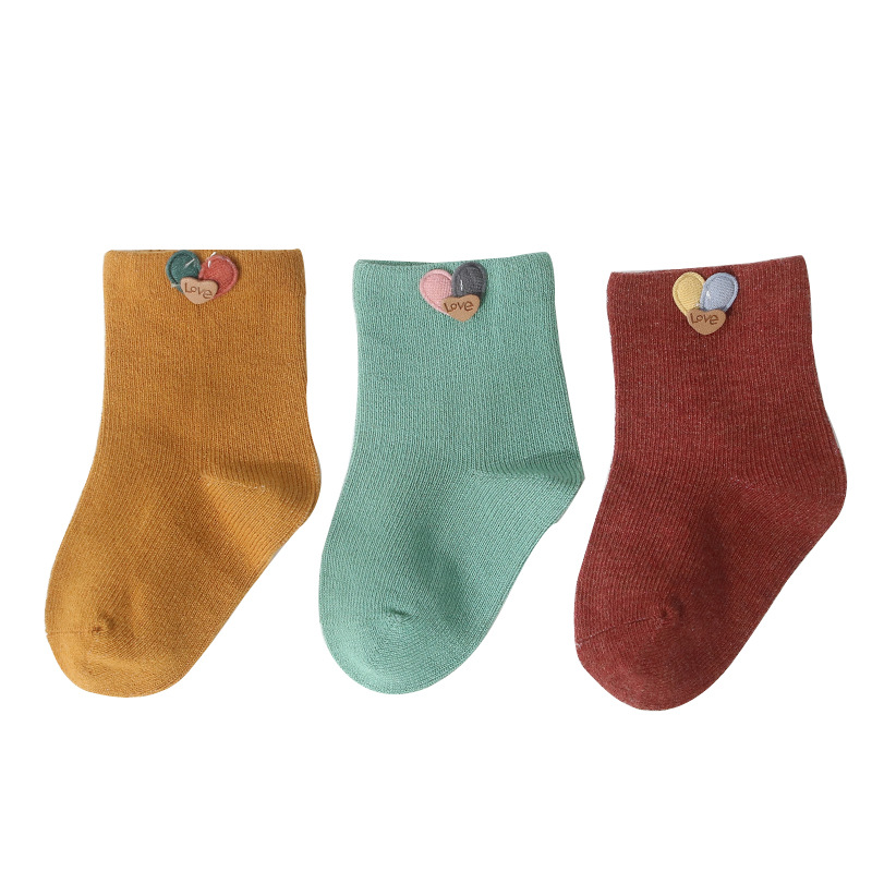 socks Wholesale High Quality Custom Logo Comfortable Breathable Cotton Cute Multiple Colors Baby Socks Children Sock
