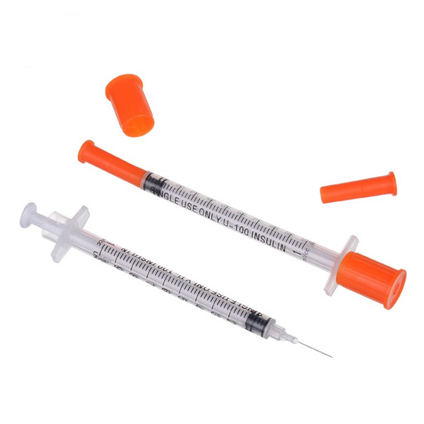 Hot sale disposable sterile syringe 1ml with needle attached