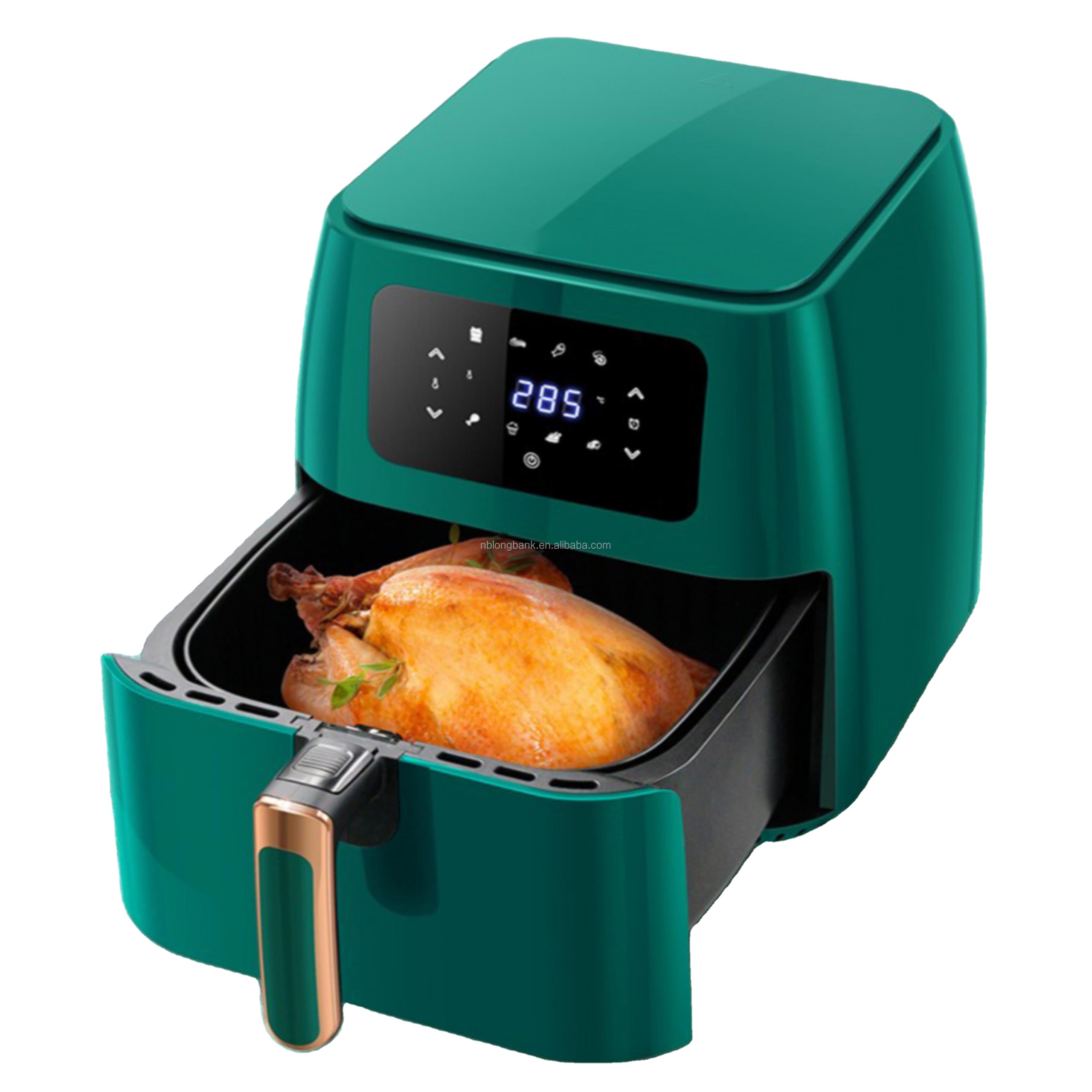 Longbank Amazon Best Sale Multifunction Digital Control Oil-Free 1700W 6L Wholesale Deep Large Air Fryer