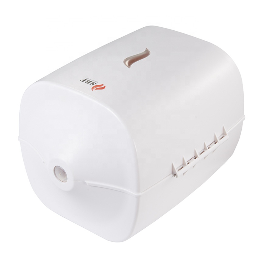 New design plastic white hygienic toilet wet wipes paper towel dispenser
