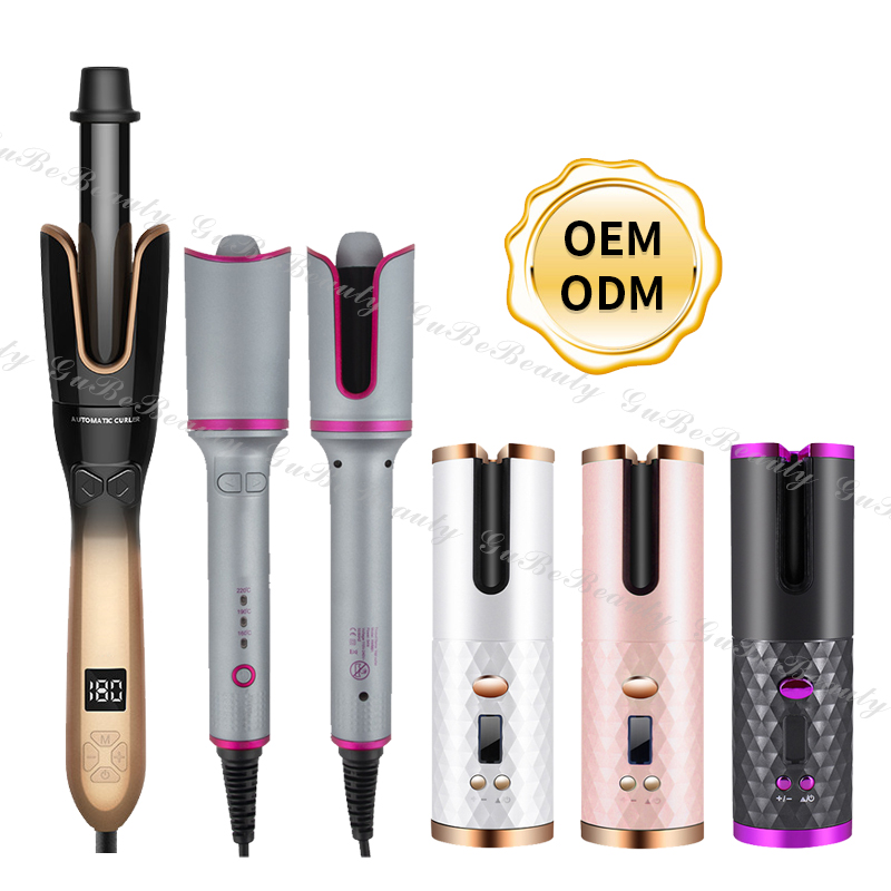 Автоматические щипцы для завивки волос Gubebeauty, утюжок для завивки волос, Интеллектуальная Электрическая прическа «сделай сам», автоматическая вращающаяся бигуди с FCC & CE