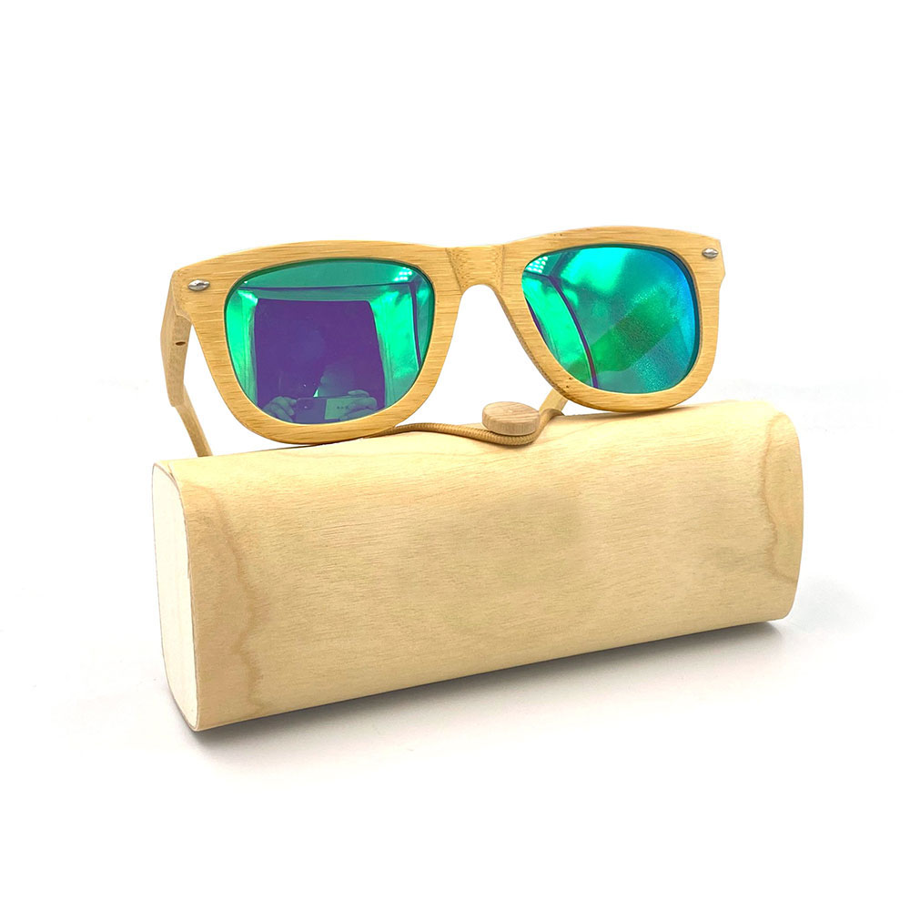 100% Bamboo Wooden Handle Sunglasses Sales