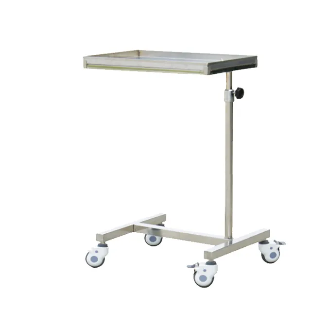 factory price stainless steel mayo table hospital table for hospital doctor nurse patient medical trolley FC-35