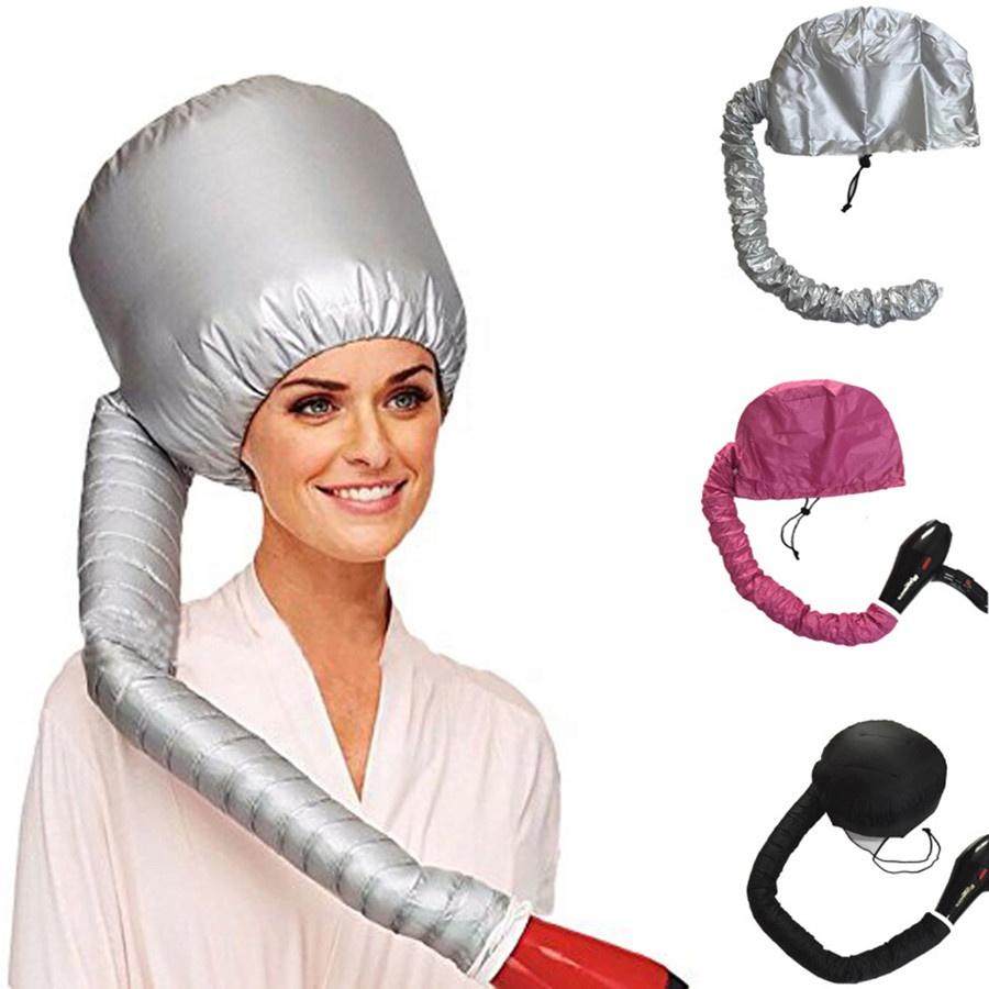 Biumart Portable Soft Bonnet Hair Dryer Attachment Winter Speed Up The Drying Time Hair Dryer At Home For Women