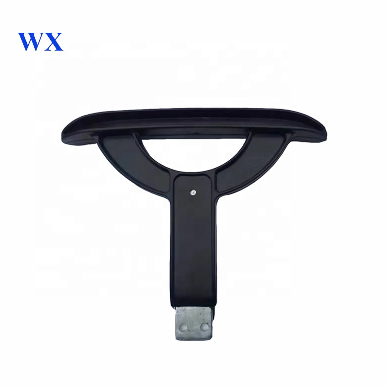 Black Aluminum Alloy Nylon Triangle City Bus Seat Handrail For BYD/Golden Dragon/Yutong