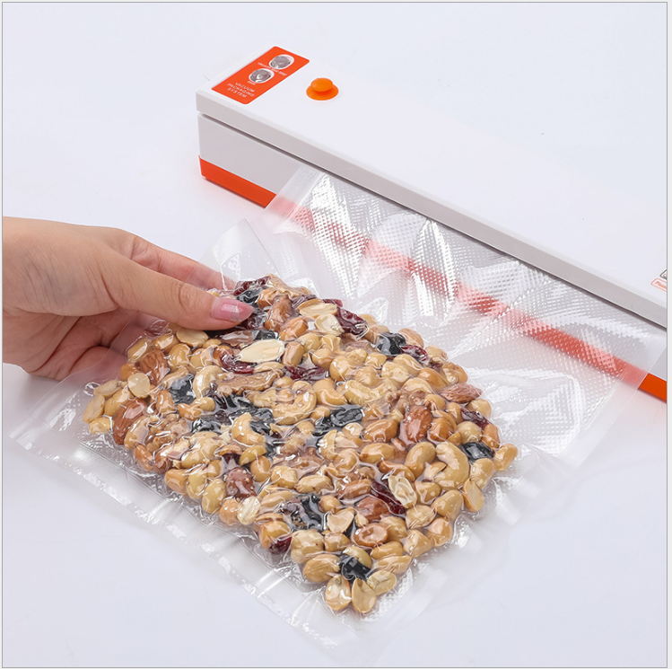 Upgraded hot selling commercial protable hand vacuum food bag sealer second vacuum packaging rolls machine for vacuum packing
