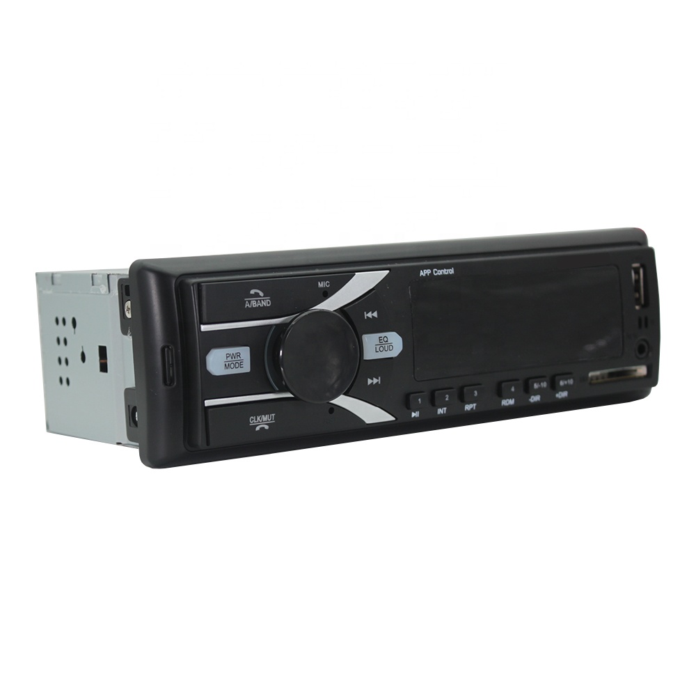 2021 hot seller in-dash car MP3 player with LED display l power DC 12V USB/TF/AUX /BT/APP control bluetooth car mp3 player