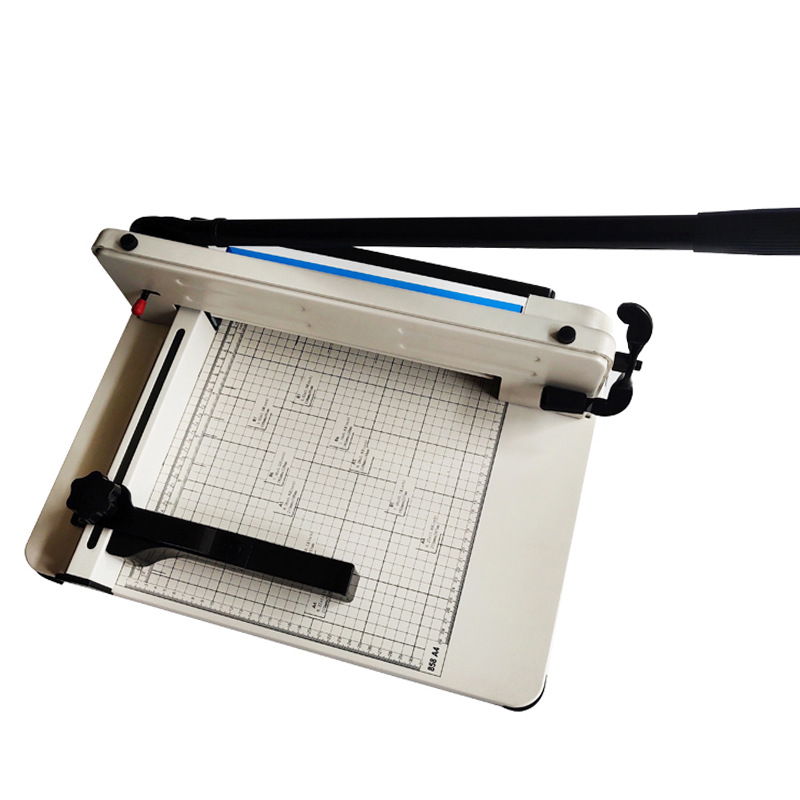 Accurate & Efficient Cutting Industrial High-efficiency  A3 Paper Trimmer Steel Guillotine Heavy Duty Paper Cutter with Factory