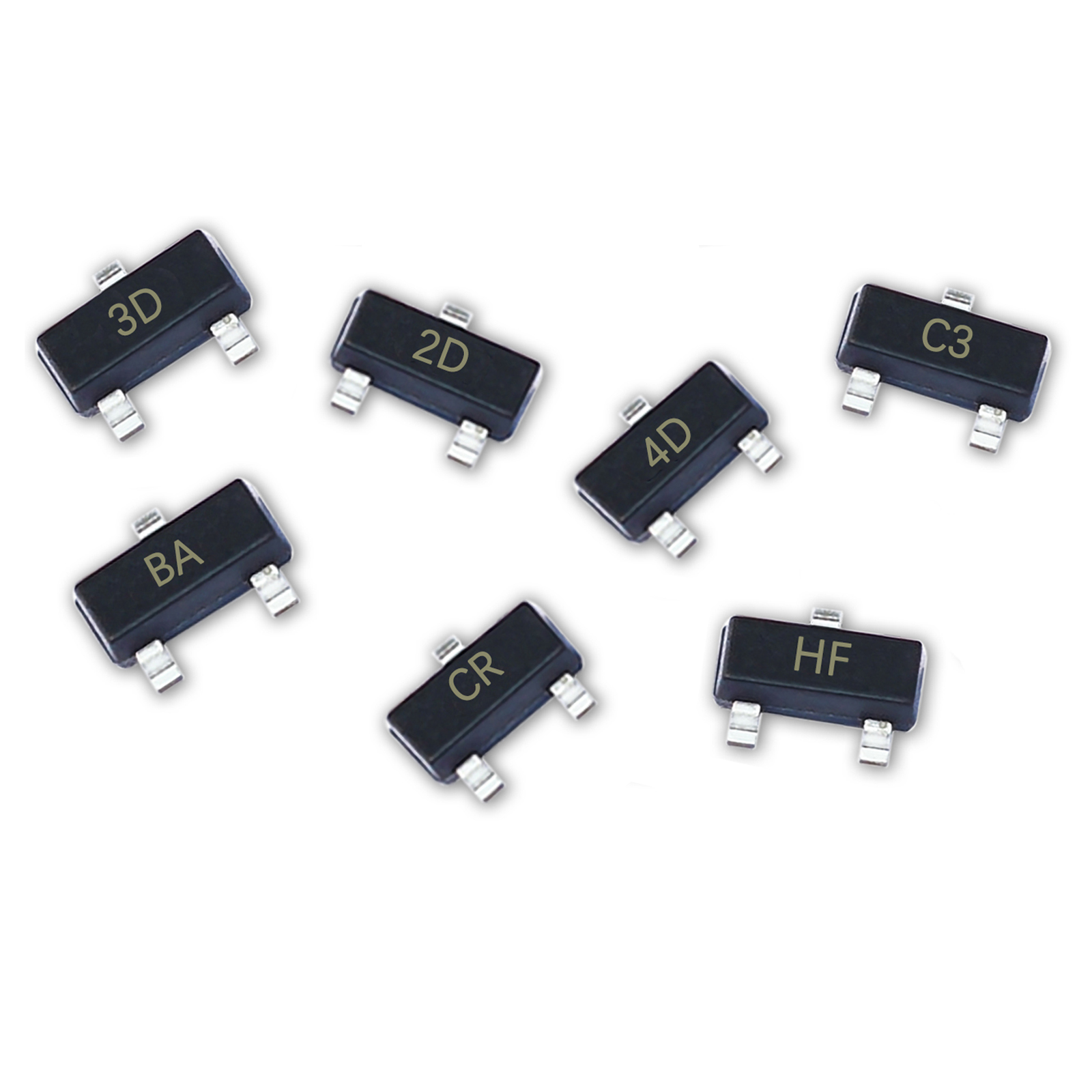 ТРАНЗИСТОР MMBTA44 MMBTA92 MMBTA94 2SA733 2SA1015 2SC945 2SC1815 Mark: 2D 3D 4D упаковка SOT23/SOT89 Полная серия