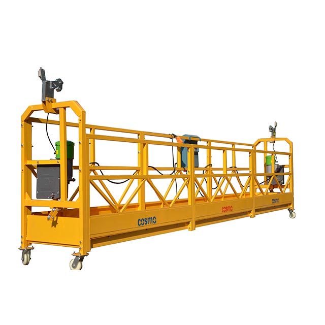 ZLP630 Steel, aluminum alloy high rise building maintenance cleaning Gondola,rope suspended platform