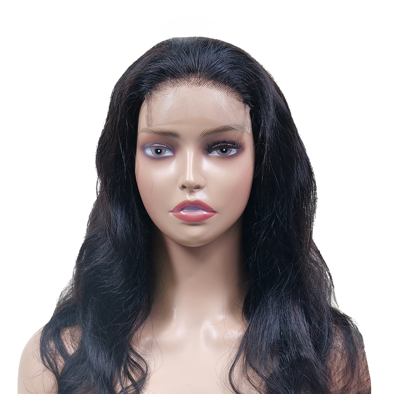 Long Straight Transparent Lace Highlighted Human Hair Wigs Highlight Body Wave Hair Full Wig