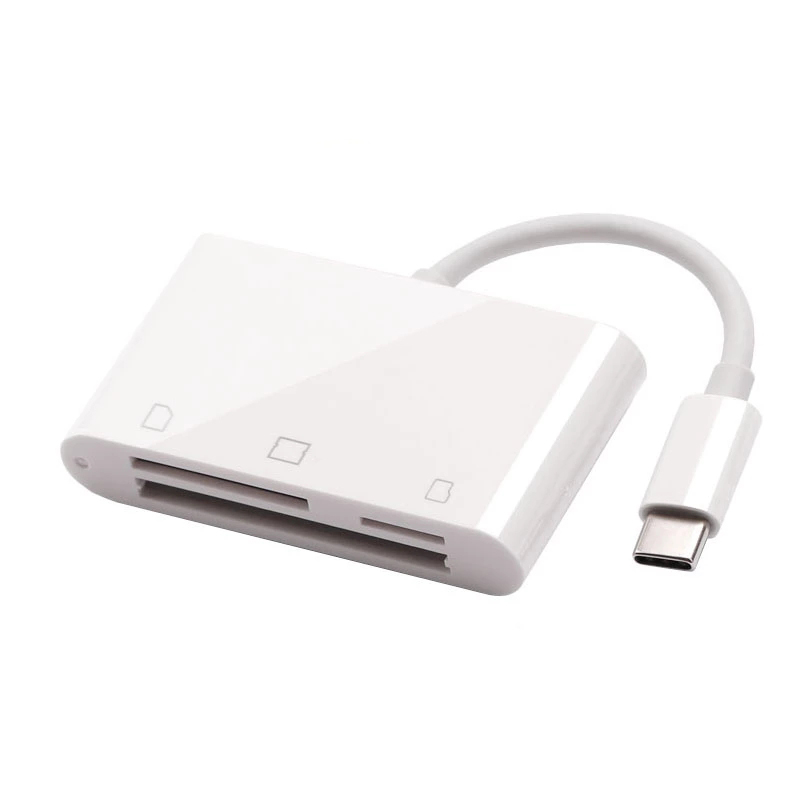 Устройство для чтения карт Type-c на SD TF MicroSD SDHC CF USB-C OTG