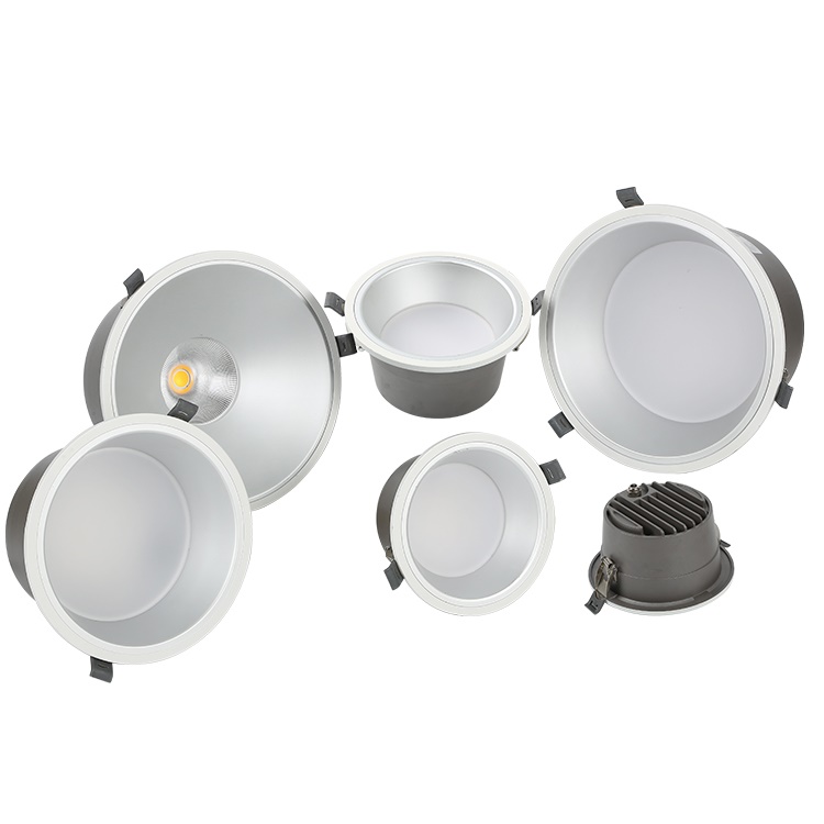 Modern Smd Round Recessed 12w 15w 20w 25w 30w Indoor Commercial Down Lights