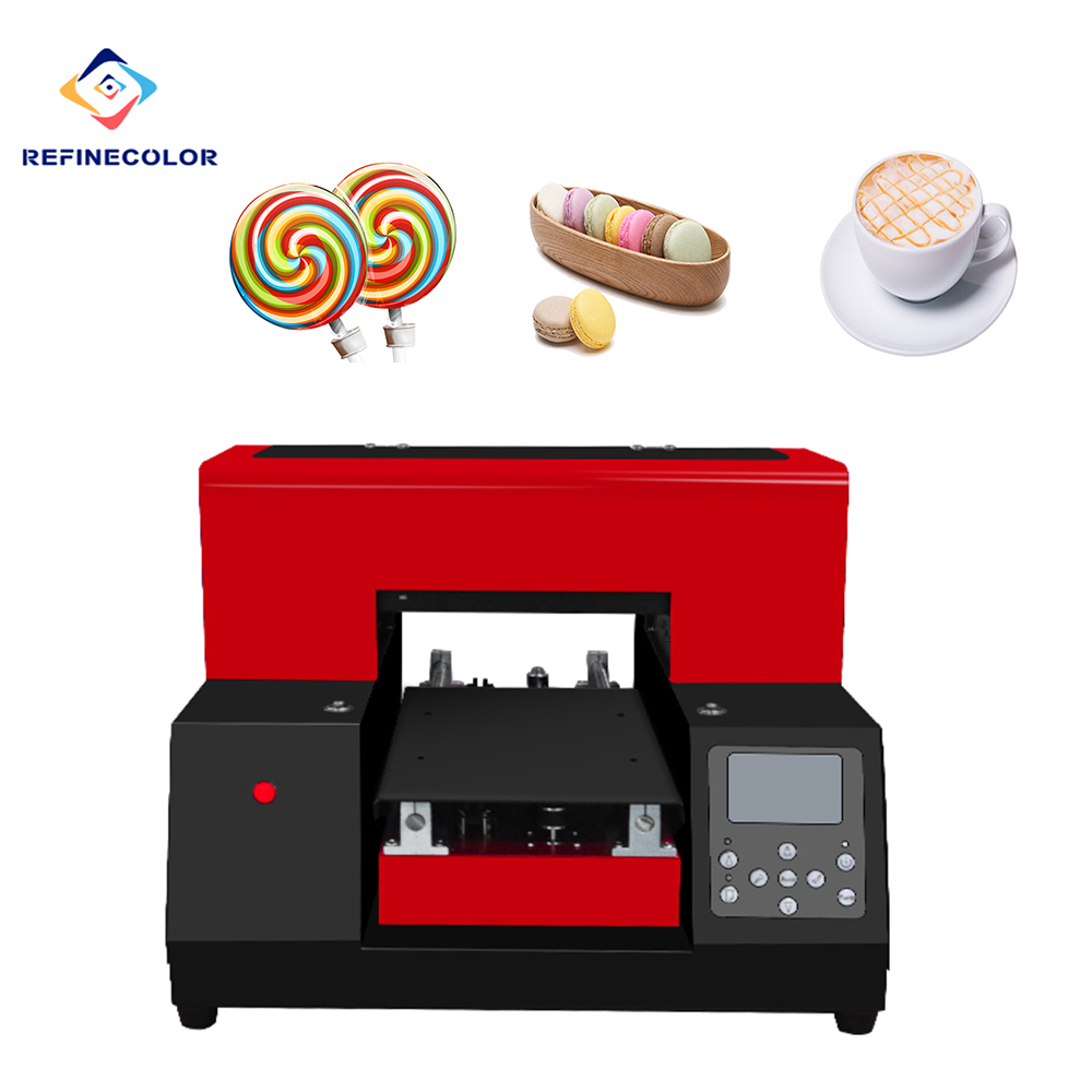 Inkjet Food Grade Printer A4 Edible Cake Food Printer Machine Cookies Candy Marshmallow Chocolate Printer With Edible Ink