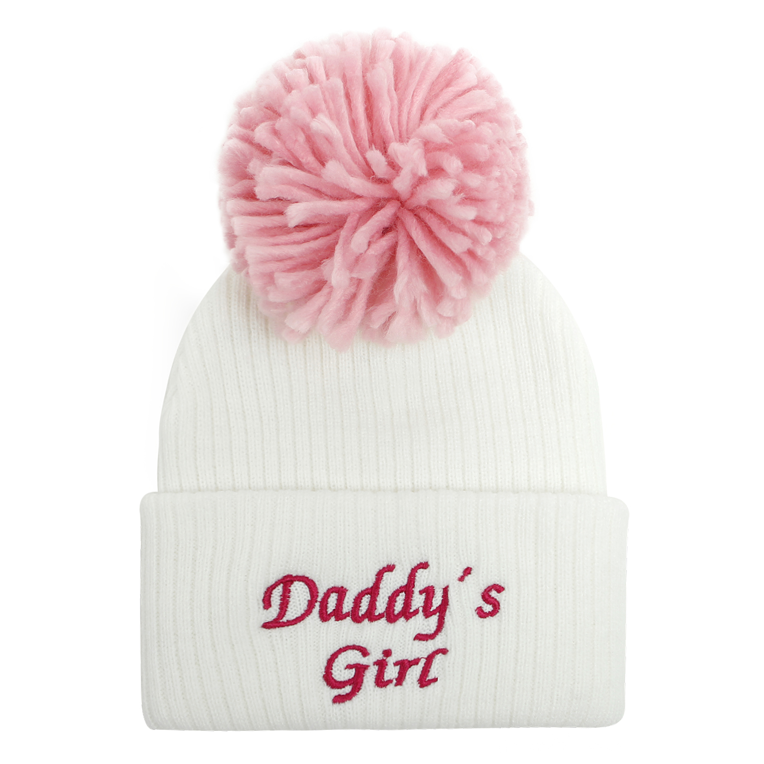 Amazon Daddy's Girl Mummy's Girl Princess Knitted Bernie Infant Toddler Fashion Hat Winter Hats for Baby Girl