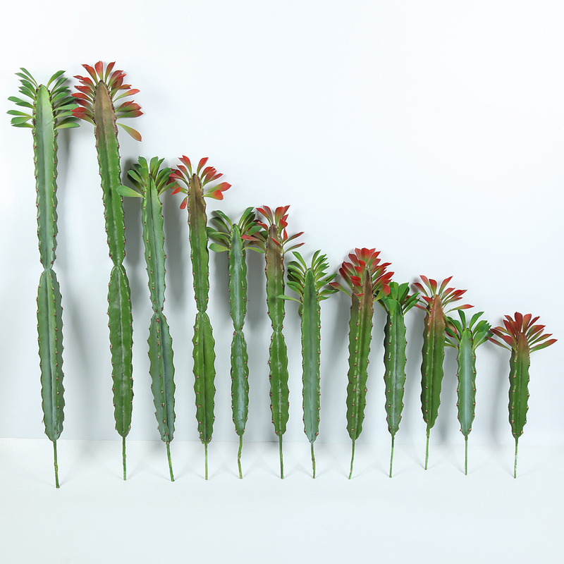 Wholesale durable indoor plant crafts decoration green plant leaves cactus