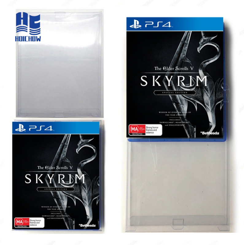 Прозрачный защитный чехол для домашних животных для PS4, игровой Картридж с пленкой