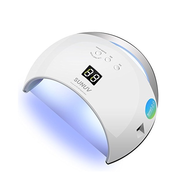 Лампа для ногтей sunuv sun6 48w со съемной базовой конструкцией, 30s 60s 99s