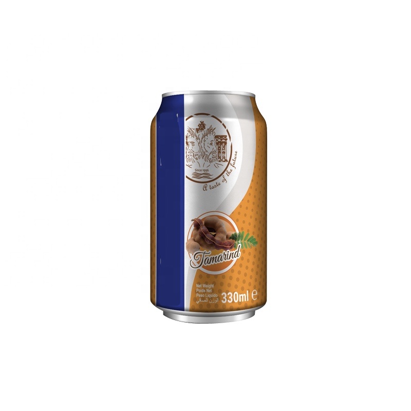 Private Label Fruit Flavor Instant Soft Drink 330ml Jamarind juice Aluminum Can
