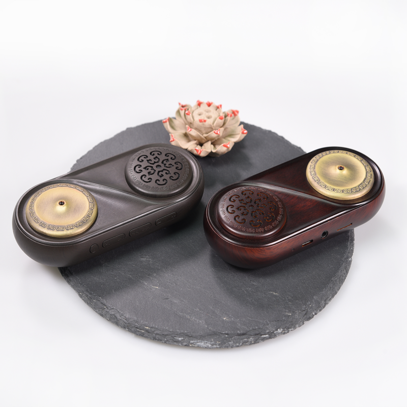 Zen Bluetooths wireless Incense Holder Resin Incense Burner Incense Ash Catcher with Copper Alloy and Easy for Cleaning