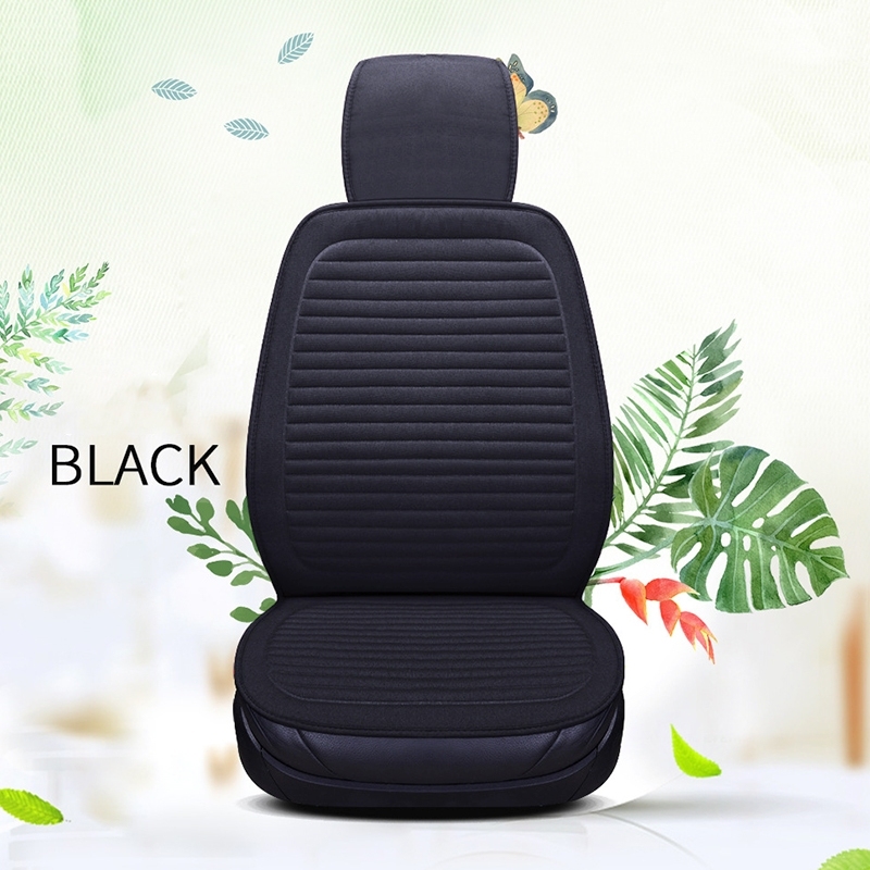 Factory OEM New Design Universal Car Seat Covers Four Seasons Linen Fabric Front Seat Cushion Dropshipping