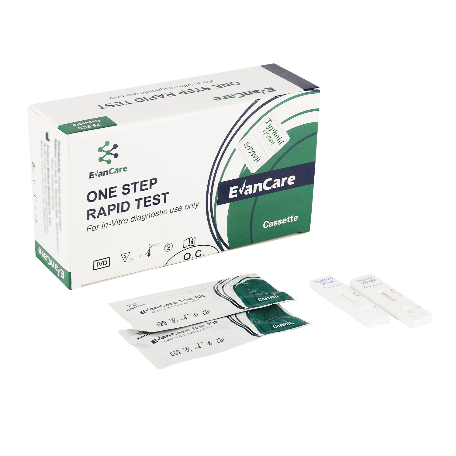 professional medical devices typhoid igg igm test cassette salmonella igg igm rapid test kit hot sale