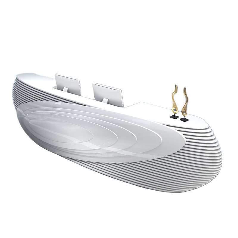 Reception desk office modern fashion hotel front desk beauty salon bar counter cash register