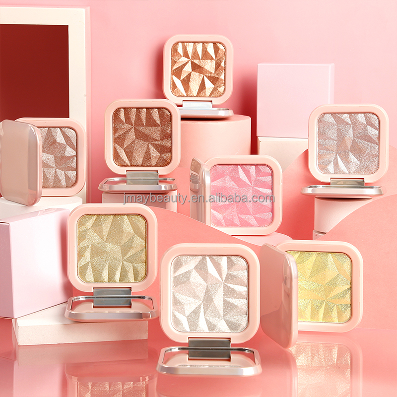 Wholesale High Pigment Custom Highlighter Makeup Private Label High End Highlighter Pallete