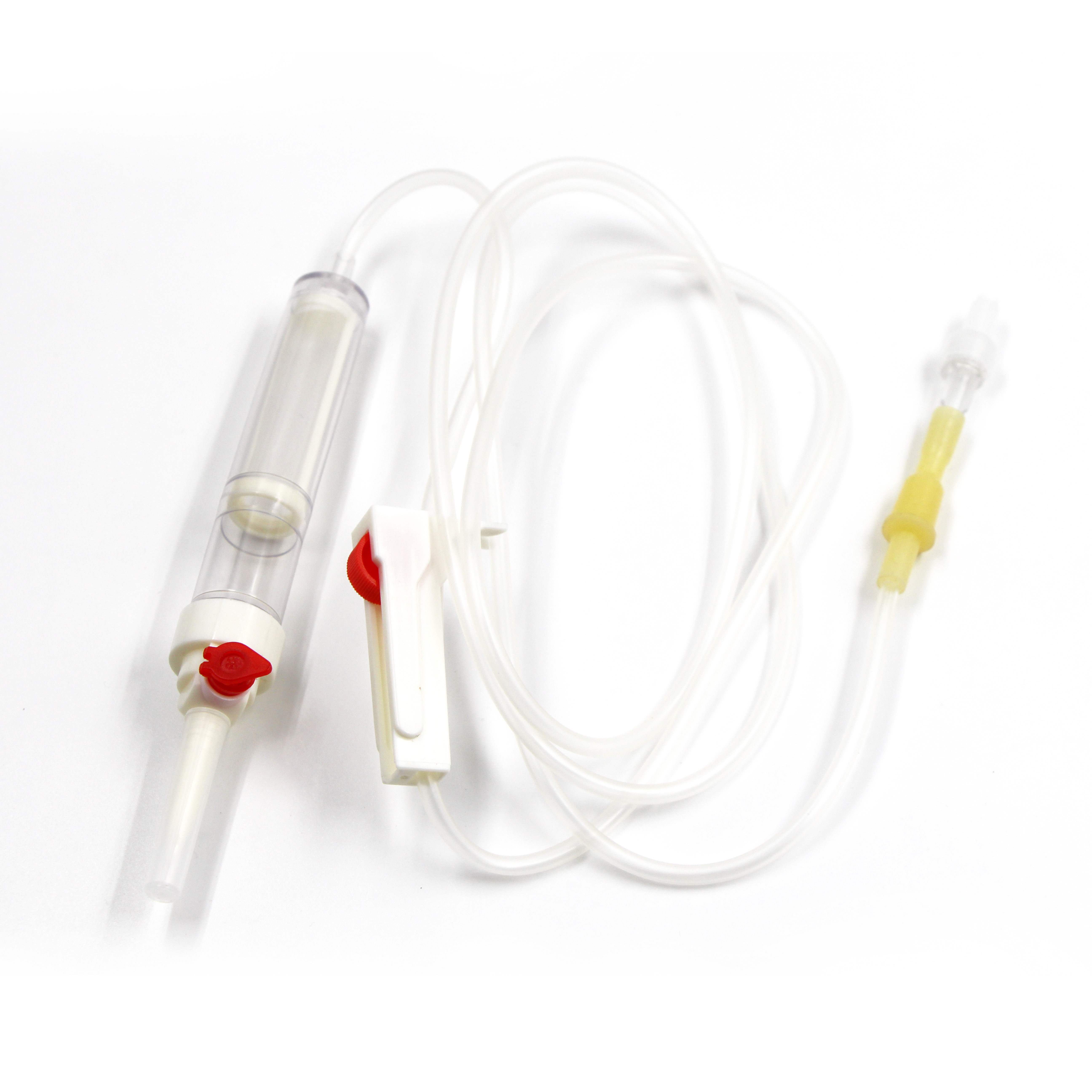 Disposable sterile blood transfusion set with filter