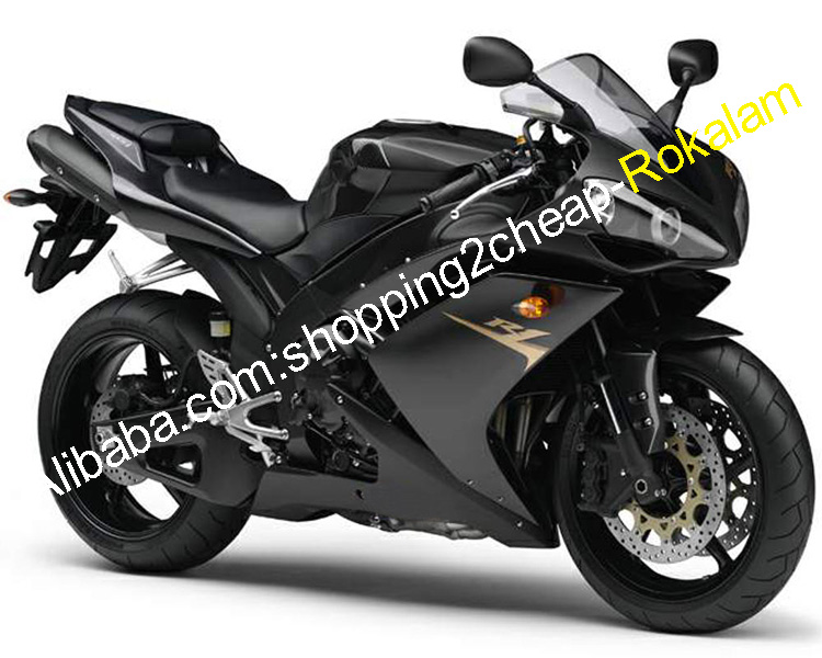 YZF 1000 R1 обтекатели для мотоциклов Yamaha YZFR1 2007 2008 YZF-R1 YZF1000 07 08 Обтекатели из черного АБС-пластика