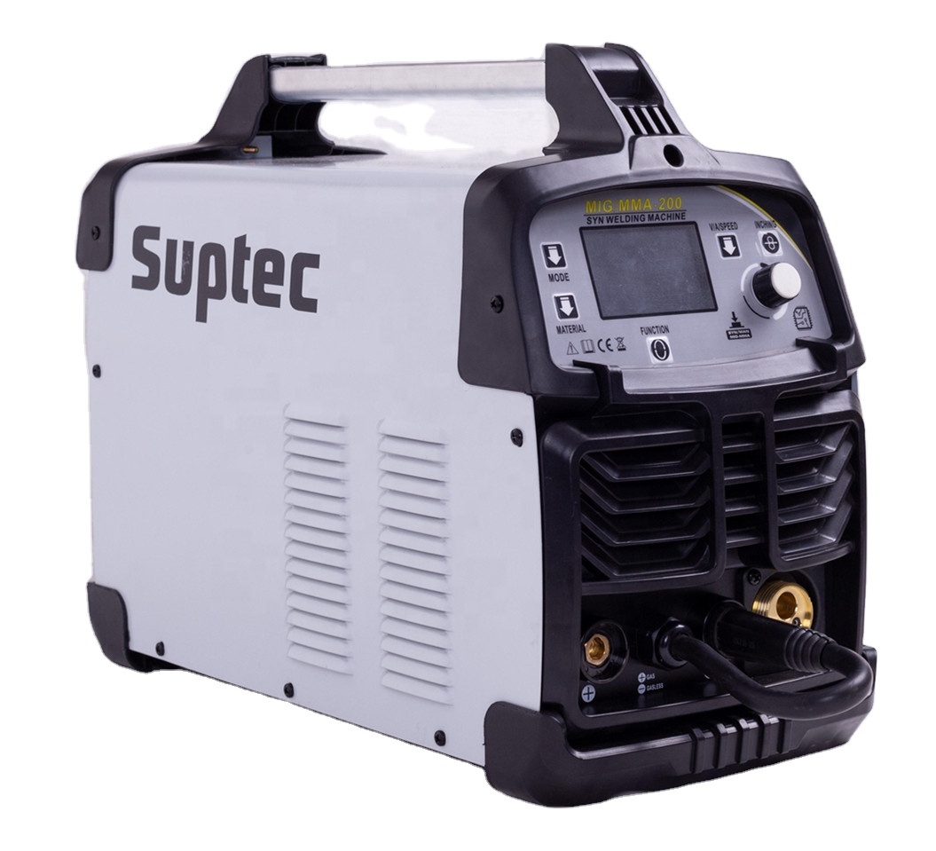Suptec mig mag инвертор 3 в 1 Co2 flux 200A сварочный аппарат OEM Настройка газа и газа без газа с лифтом TIG высокая эффективность