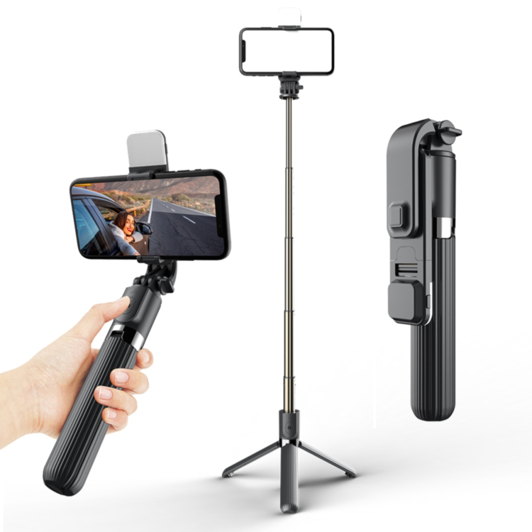 Factory Direct Sale Extendable Wireless Phone Holder Mini Smart Selfie Stick