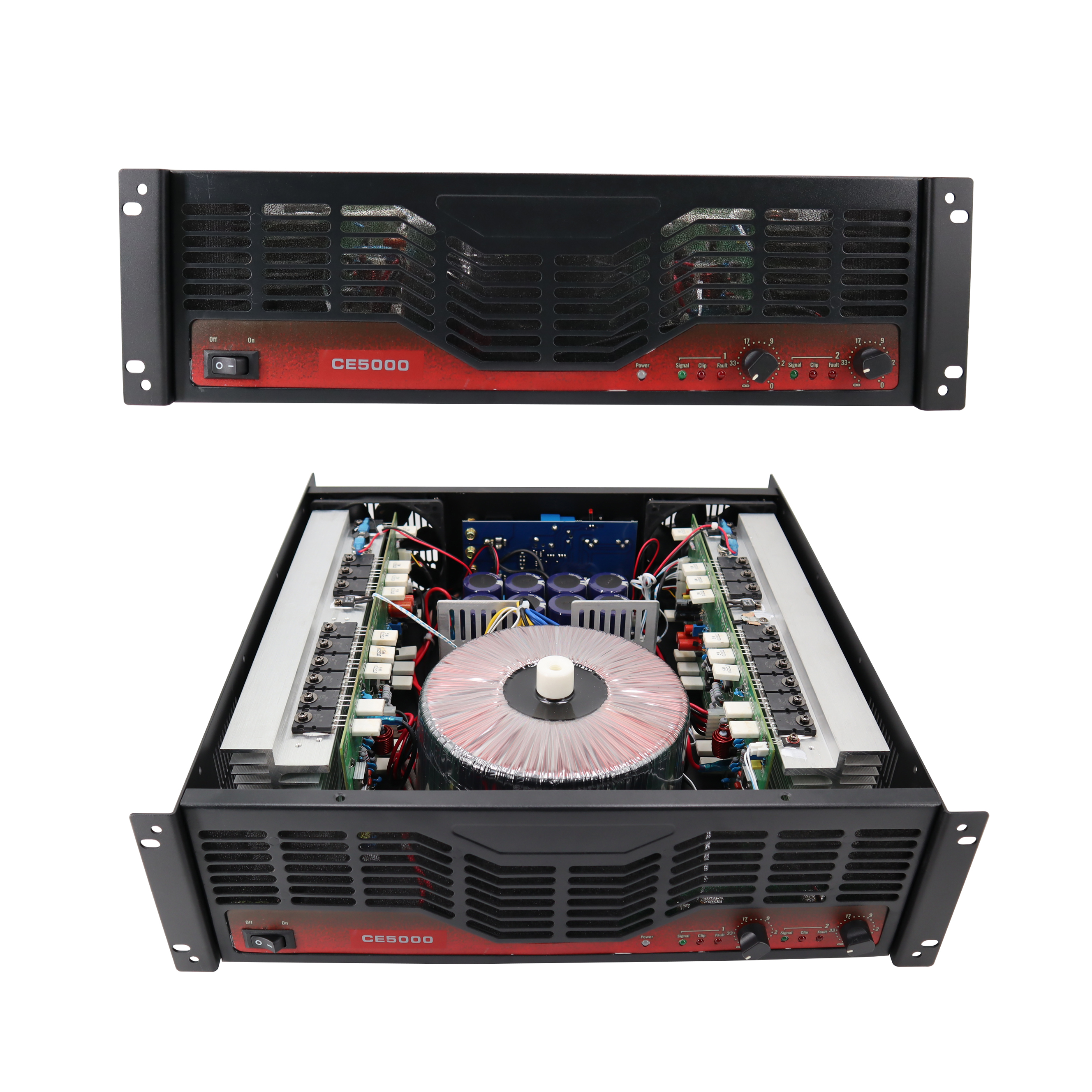 Двухканальный профессиональный усилитель subwoof DJ amp pro audio 2 канала 1000 В класса AB 220 Вт 3U 2