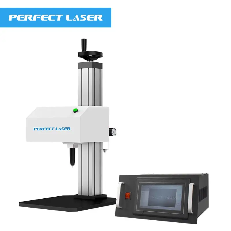 Perfect Laser-LCD screen control nameplate metal marking machine PEQD-100E can work without computer