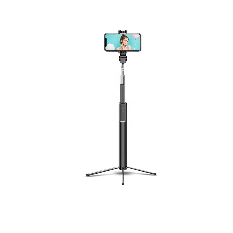 Extendable Selfie Stick with Wireless Remote and Tripod Stand Portable
