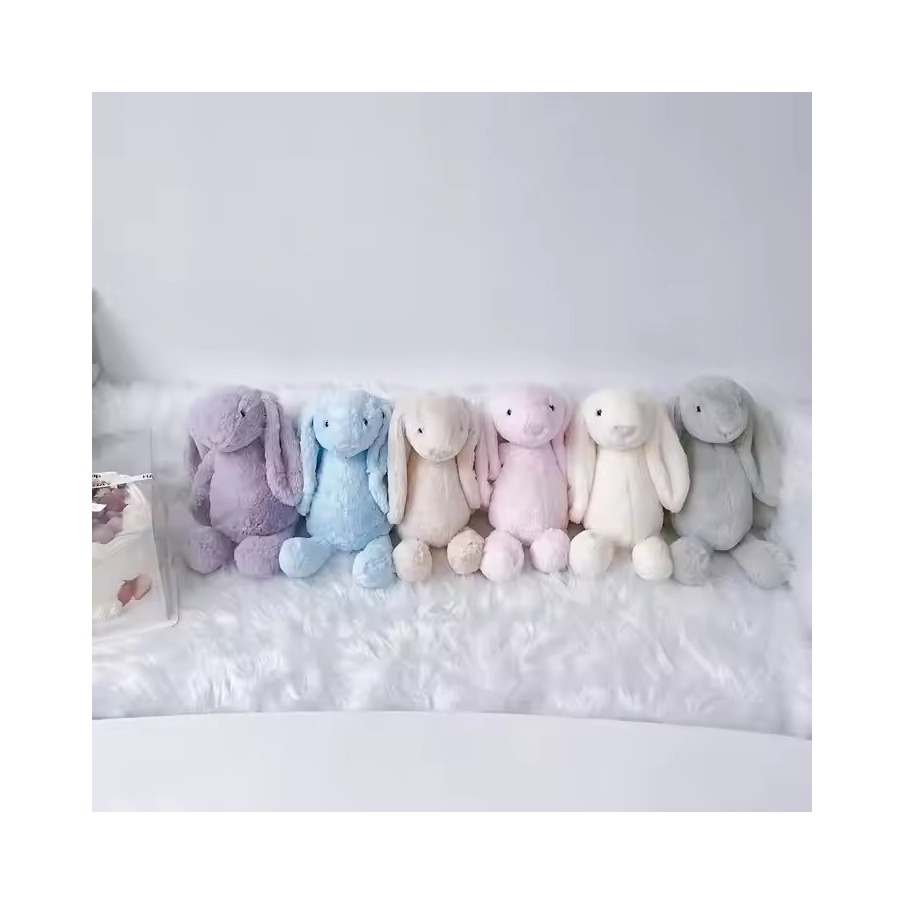Cotton Long-Sleeved Customizable Weighted Rabbit Plush Toy - Bulk Pack of Soft Toys for Home
