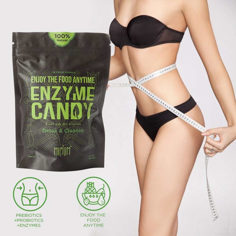 Detox Weight Loss High Fiber Prebiotic Detox Capsules Dexto Cleanse Tablets Slimming Candy