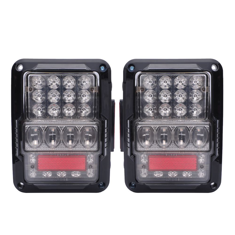 LOYO newest 30W full speed reversing tail light standard US European version led tail light for jeep wrangler JK