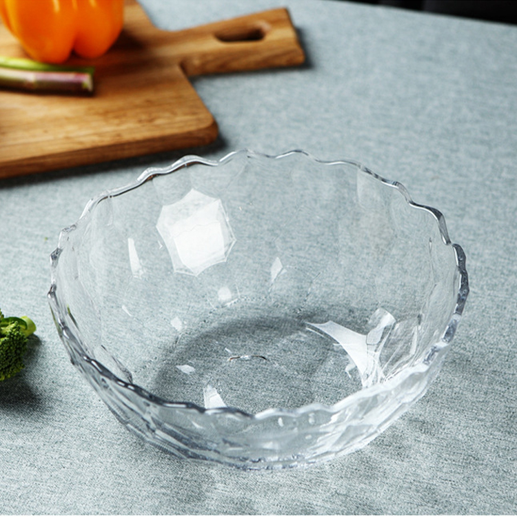 New amazon 2020 high borosilicate glass salad bowl microwave oven mixing bowl