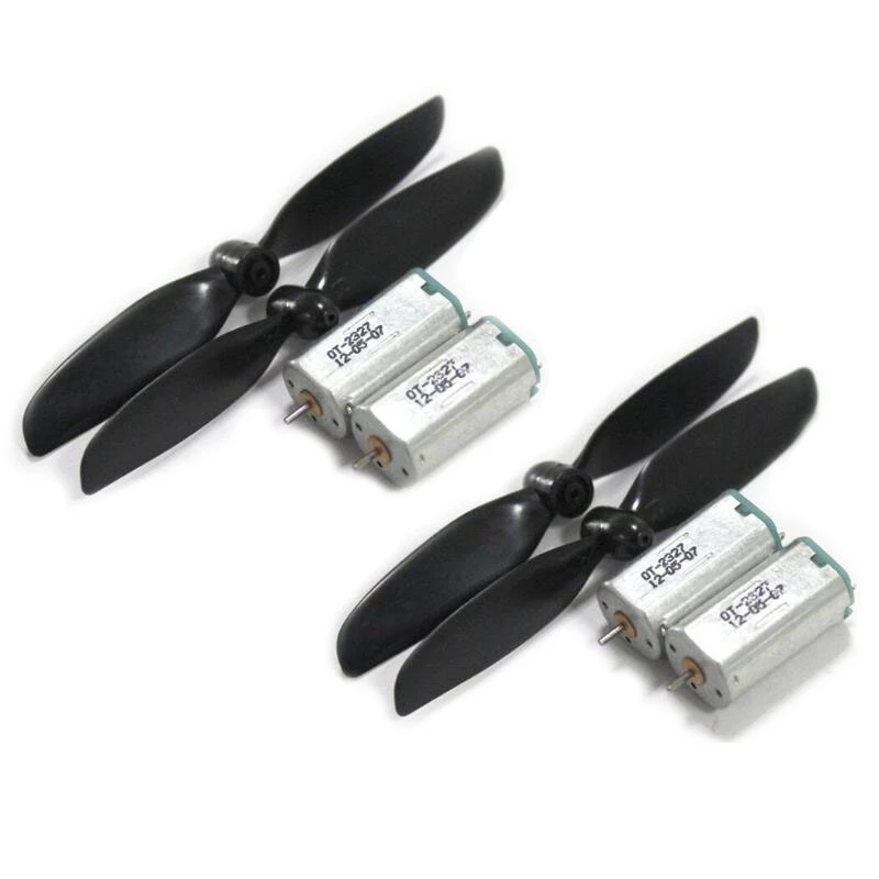 2 пары RC Airplane N40 мотор с 75 мм пропеллером CW CCW запасная часть для DIY RC самолетов с неподвижным крылом модель DC 3-6V