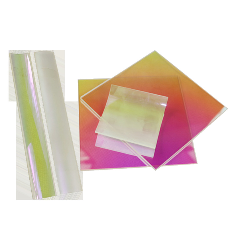 Supply UV lamp reflective quartz sheet with high transmittance, quartz sheet coated reflector circular arc