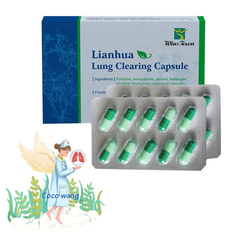 Lianhua lung cleaning Capsules/tea Chinese Natural health Herbs lianhua lung detox tea jiaonang Capsules